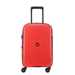 DELSEY PARIS - Belmont Plus - Hard Cabin Suitcase 55x35x25 cm - 34 L - S -, Tangerine Orange, S