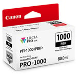 Canon Lucia Pro PFI-1000 Photo Black Ink - 80ml