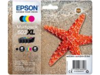 Epson Multipack 4-colours 603XL Ink, Høyt (XL) utbytte, 8,9 ml, 4 ml, 1 stykker, Multipakke