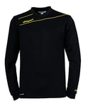 Uhlsport 100209505 Sweat-Shirt Homme, Noir/mais Jaune, FR : XXS (Taille Fabricant : XXS)
