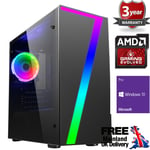 AMD 4600G 4.2GHZ  12 Thread 32GB 1TB HDD Gaming PC Home Computer Windows 11 S7