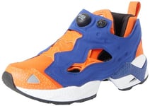 Reebok Unisex Instapump Fury 95 Sneaker, Smash Orange S23-R/Classic Cobalt/Core Black, 5 UK