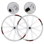 26 Inch Disc Brake Disc Mountain Bike Ball Flat Spoke Wheel Cutter Ring Hub 7,8,9,10,Speed Cassette Flywheel Disc Brake Wheel Set (Color : B)