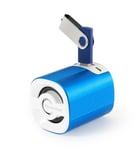 MusicMan Grenade Soundstation X4 Haut-parleur Bleu (Micro SD, 3 Watt, USB) Bleu