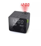MUSE M-189 P Clock Radio FM projection USB-charge