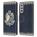 Head Case Designs Officially Licensed Monster Hunter World Ethnic Logos Leather Book Wallet Case Cover Compatible With Samsung Galaxy S21 5G