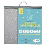 P'tit Lit - Matelas de Voyage Bébé - Pliant - 60x120 cm - Imperméable - Pliable : Idéal pour couchage d'appoint - Déhoussable - Oeko Tex® - Fabrication Française