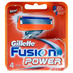 Gillette Fusion Power 4-pack Transparent