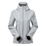 Berghaus Women's Paclite Dynax Gore-Tex Waterproof Shell Jacket, Lightweight Coat, Harbour Mist Grey, 18