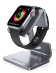 Lamicall Stand for Apple Watch - Desk iWatch Stand Holder Charging Dock Station Designed for Apple Watch Series SE, iWatch Series 7, 6, 5, 4, 3, 2, 1, iWatch 44mm / 42mm / 40mm / 38mm - Gray