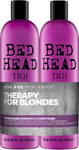 TIGI Bed Head Dumb Blonde Shampoo and Reconstructor Tween Duo 2 x 750ml