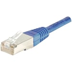 Cable RJ45 1.50m FTP CAT5e bleu