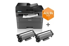 Imprimante multifonction Brother Pack imprimante multifonction laser 4-en-1 monochrome A4