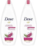 Dove Pomegranate & Hibiscus Tea Body Wash 225Ml (Pack of 2)