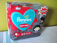 Pampers Baby Nappy Pants Size 4 (9-15 kg/20-33 Lb), Baby-Dry Superhero 30 count