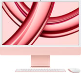 Apple iMac M3 24”, 256 GB, 8 CPU, 10 GPU, lyserød