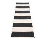 Pappelina - Bob Black/Vanilla 70 x 225 cm - Plastmattor - Svart