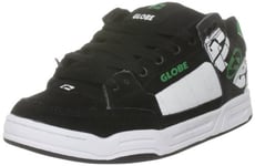 Globe Tilt, Chaussures de skate homme - Noir/blanc/vert, 42 EU (8.5)