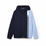 Lacoste Men's BH1041 sleeveless jacket, MARINE/PANORAMA-BLANC,