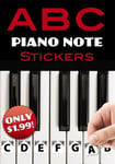 Dover Publications, Inc. - A B C Piano Note Stickers Bok