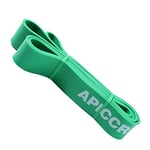 APICCRED Exercise Bands Resistance Men Fitness Band Resistance Women Stretch Bands for Men Women Gym Band for Yoga - Pilates - Training- Cross Fit - Strength Weight (Green, 100-120LB)