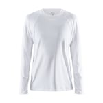 Craft Adv Essence LS Tee W White