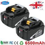2X For Makita 18V Battery 6.5Ah BL1830 BL1840 BL1850 BL1860 LXT LED Indicator UK