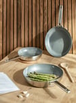 John Lewis 5-Ply Thermacore Stainless Steel Non-Stick Frying Pan
