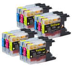 12 C/M/Y XL Ink Cartridges compatible with Brother MFC-J6510DW & MFC-J6710DW 