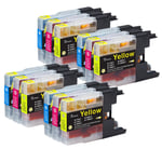 12 C/M/Y XL Ink Cartridges compatible with Brother MFC-J6510DW & MFC-J6710DW