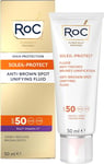 Roc - Soleil-Protect Unifying Fluid Anti-Brown Spots SPF50 - Powerful Sun Protec