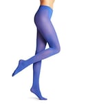 FALKE Women's Pure Matt 50 DEN W TI Semi-Opaque Plain 1 Pair Tights, Blue (Imperial 6065) new - eco-friendly, M-L