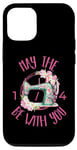 Coque pour iPhone 12/12 Pro Funny May The 1/4 Be With You Fleur Machine à coudre Quiltin