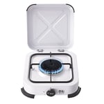 NJ-01 Camping Gas Stove - Portable Single Burner LPG Gas Hob Cooker with Lid for Outdoor 2.2kW