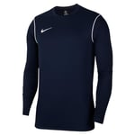 Nike Park20 Crew Top Sweatshirt Homme, Obsidian/White/White, FR (Taille Fabricant : 2XL)