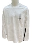 New Vintage NIKE AIR Long Sleeved Ventilated Cotton Tee Shirt White M