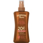 Hawaiian Tropic Glowing Protection Dry Spray Oil SPF20 Olja med solskydd 200 ml