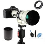 JINTU 500mm-1000mm F/8 Telephoto Lens Manual Camera Lenses for Nikon SLR Digital Cameras D5600 D5500 D5400 D5300 D5200 D5100 D3500 D3100 D3200 D3300 D3400 D7100 D7200 D7500 D750 D850 DF D90 D80 D200
