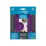 Lickimat Kitty Purple 10 cm