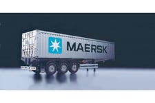 TAMIYA 1/14 40ft MAERSK container m. semi trailer