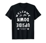 Stranger Things 4 Welcome Upside Down Text T-Shirt