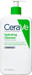 Cerave Hydrating Cleanser for Normal to Dry Skin 562Ml with Hyaluronic Acid and