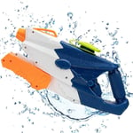 ZW Water Gun, 8-11M Long Range Water Blaster Gun Powerful Water Pistol with Long Range Squirt Gun Laster Toy for Kids And Adults