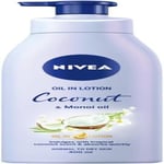 NIVEA Oil In Lotion Coconut & Monoi (400ml), Replenishing 400 ml (Pack of 1) 