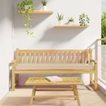 Utomhuskudde Set om 2 Beige Polyester 180 cm x 40 cm Soffkuddar