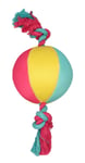 Dogman Leke Ball med tau flytende Flerfarget S 17,5cm