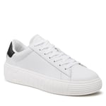 Sneakers Tommy Jeans Leather Outsole EM0EM01159 White YBR 46