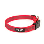 Julius K9 Color & Gray Halsband - Röd/Grå 39-65 x 25 cm