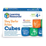Learning Resources Story Starter Picture Cubes, Story Dice Cubes Toys, Educational Toys, Vocabulary Games for Kids, Teaches Communication, Suitable for Group Activities, Ages 4+
