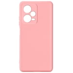 Case for Redmi Note 12 Pro & Poco X5 Pro Semi-rigid Soft-touch Light Pink